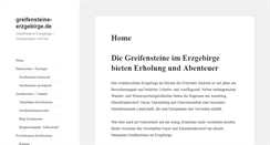 Desktop Screenshot of greifensteine-erzgebirge.de